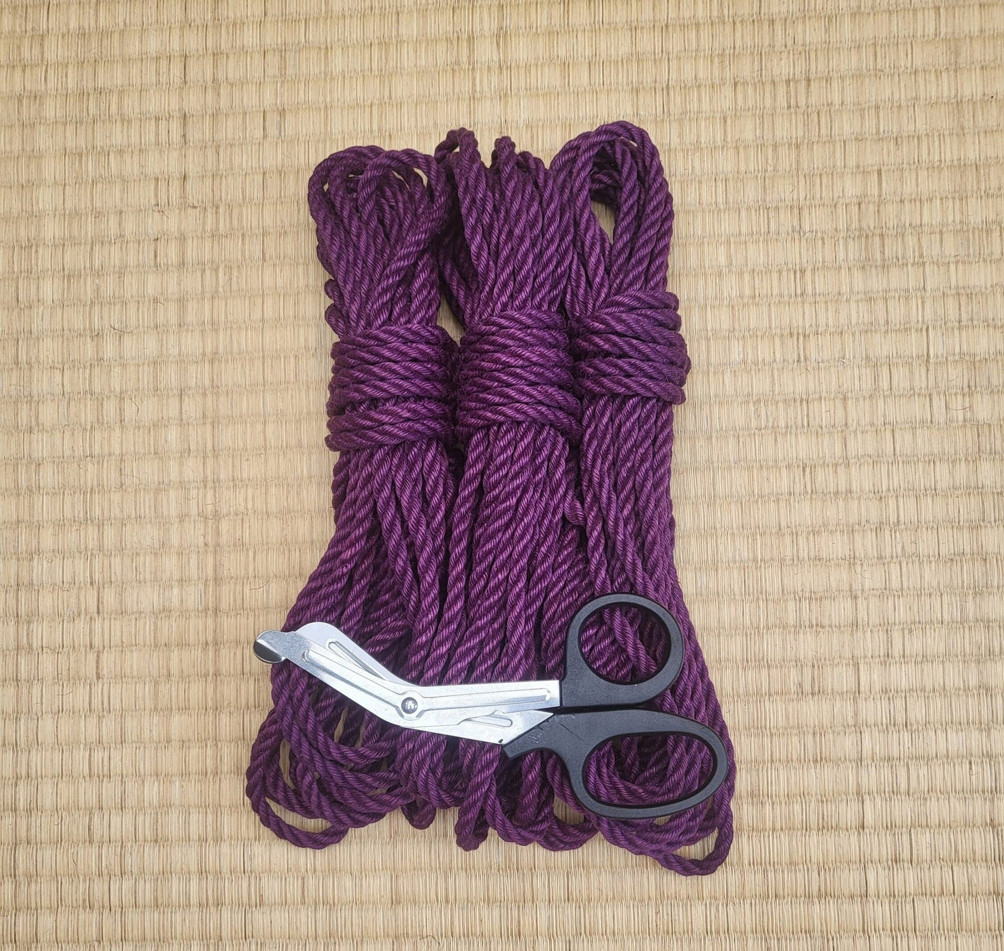 Violet - Fully treated jute shibari bondage rope. - RebornRopes