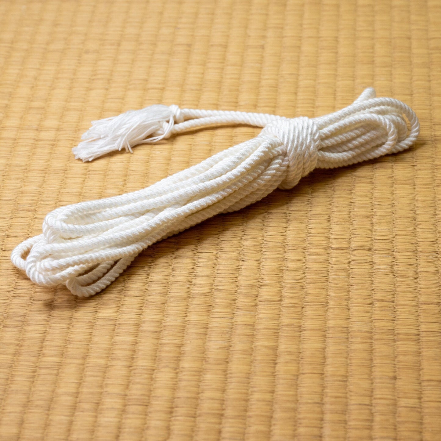 White bamboo bondage rope - RebornRopes