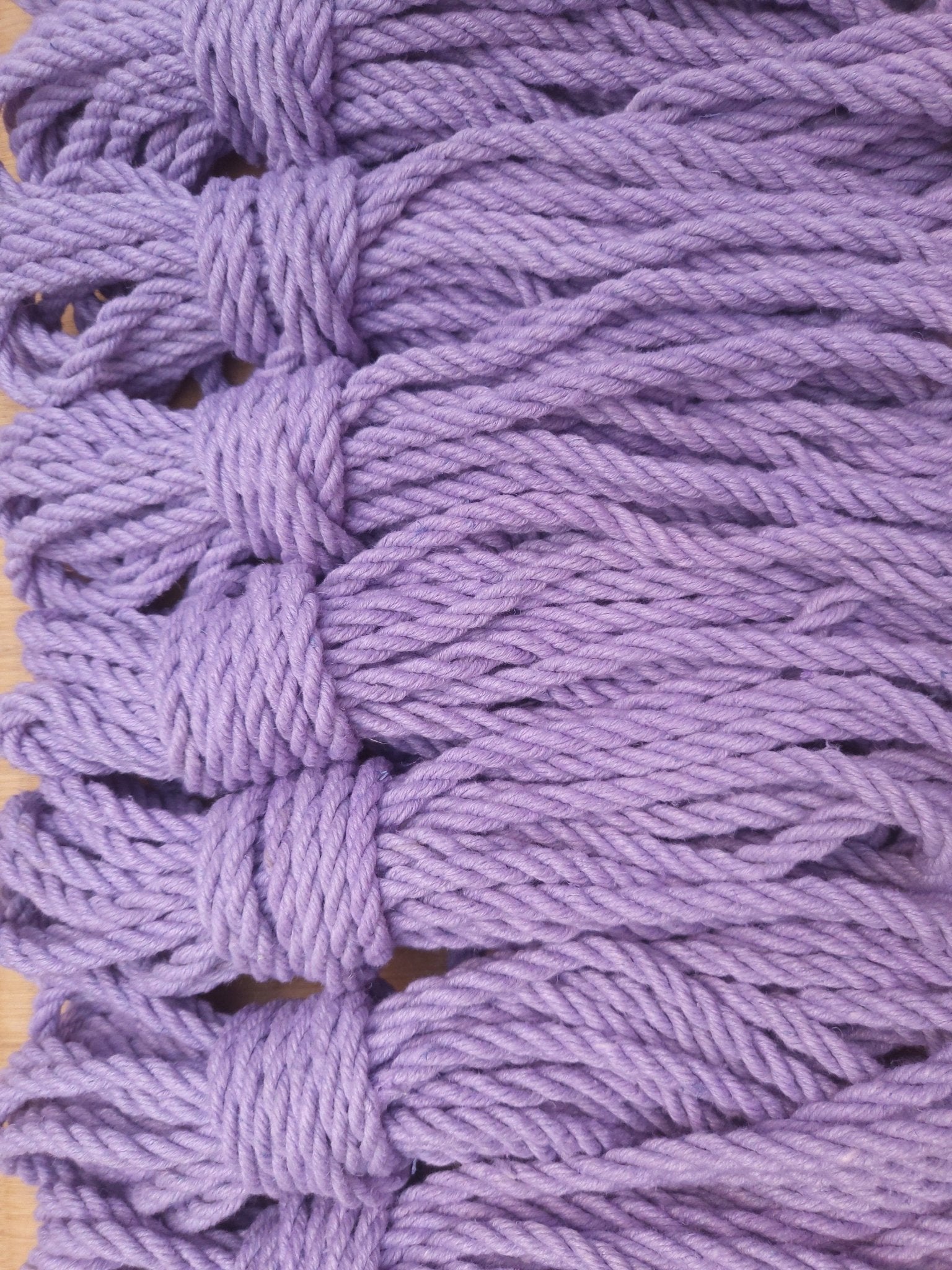 'Wisteria Love' Hemp bondage rope. - RebornRopes