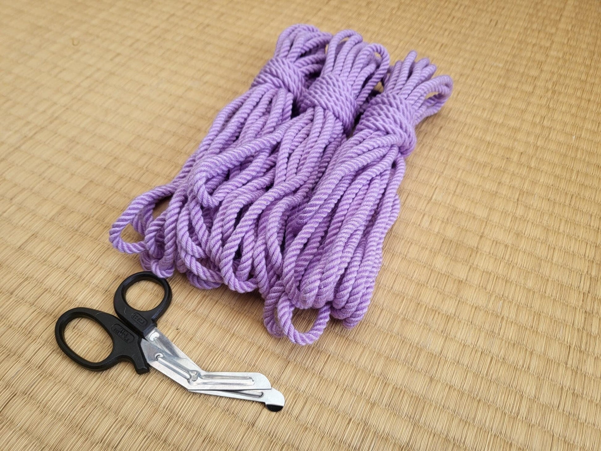 ‘Wisteria Love’.Bamboo bondage rope. - RebornRopes