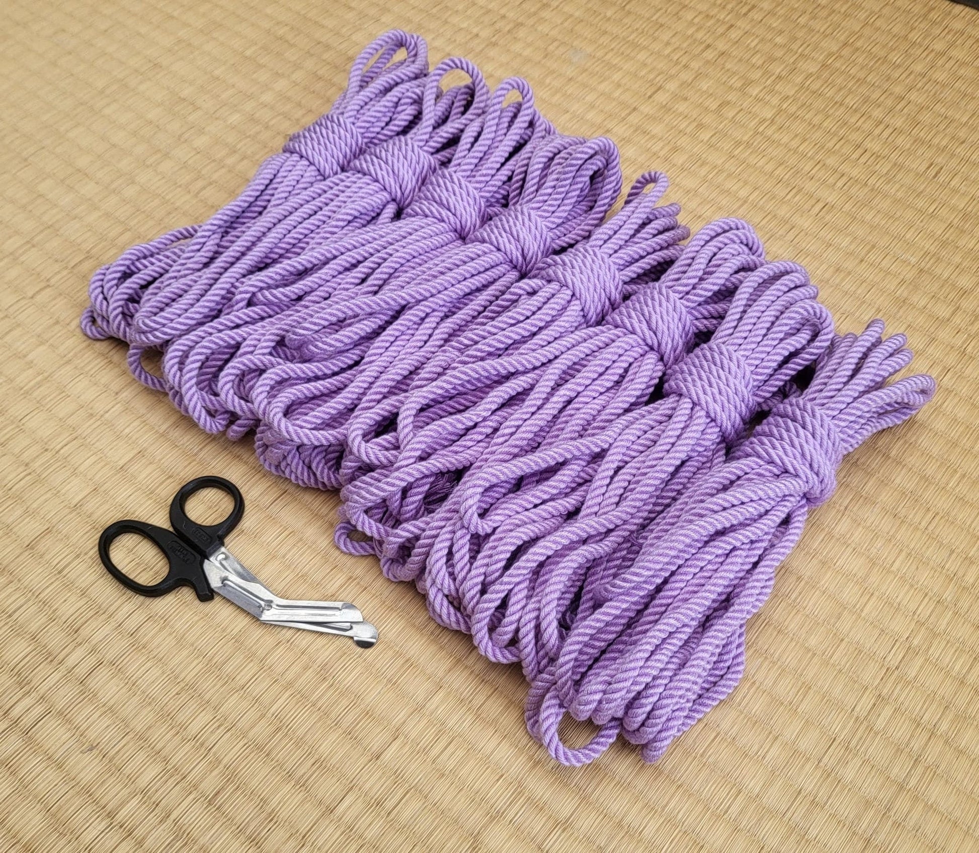 ‘Wisteria Love’.Bamboo bondage rope. - RebornRopes